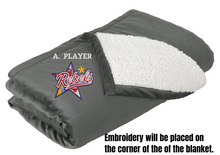 Load image into Gallery viewer, ***NEW*** Rebels Lacrosse PA Mountain Lodge Blanket