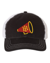 Load image into Gallery viewer, HIES Cheerleading Garment Washed UNSTRUCTURED Mesh Back Trucker Cap