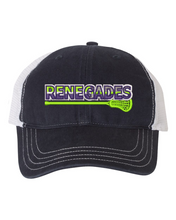 Load image into Gallery viewer, North Fulton United Lacrosse Garment Washed UNSTRUCTURED Mesh Back Trucker Cap
