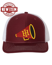 Load image into Gallery viewer, HIES Cheerleading Garment Washed STRUCTURED Mesh Back Trucker Cap