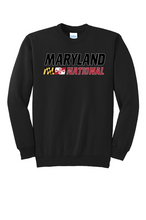 Load image into Gallery viewer, Maryland National Lacrosse Adult Heavy Blend Crew Neck Sweatshirt