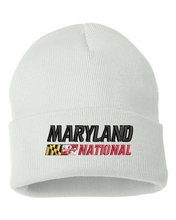 Load image into Gallery viewer, Maryland National Lacrosse Solid Cuffed Beanie
