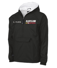 Load image into Gallery viewer, Maryland National Lacrosse Youth Solid Flannel Lined Windbreaker