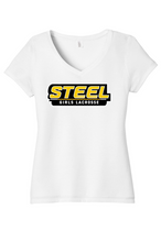 Load image into Gallery viewer, Steel Lacrosse Ladies Perfect Tri V-Neck Tee