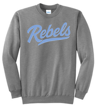 Load image into Gallery viewer, Rebels Lacrosse Youth Heavy Blend Crew Neck Sweatshirt
