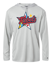 Load image into Gallery viewer, Rebels Lacrosse Club Adult B-Core Long Sleeve Hood Tee