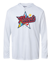 Load image into Gallery viewer, Rebels Lacrosse Club Adult B-Core Long Sleeve Hood Tee