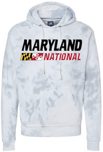 Load image into Gallery viewer, Maryland National Lacrosse Adult Tie-Dye Fleece Hooded Sweatshirt