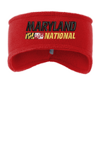 Load image into Gallery viewer, Maryland National Lacrosse Stretch Fleece Headband