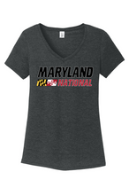 Load image into Gallery viewer, Maryland National Lacrosse Womens Perfect Tri V-Neck Tee