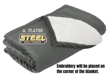 Load image into Gallery viewer, ***NEW*** Steel Lacrosse PA Mountain Lodge Blanket