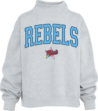 Load image into Gallery viewer, Rebels Lacrosse Women's Oversized Mock Fleece