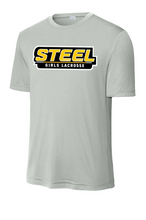 Load image into Gallery viewer, ***NEW*** Steel Lacrosse Youth Sport-Tek Performance Tee