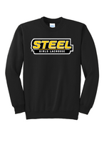 Load image into Gallery viewer, Steel Lacrosse Adult Heavy Blend Crew Neck Sweatshirt