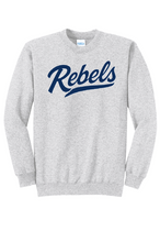 Load image into Gallery viewer, Rebels Lacrosse Youth Heavy Blend Crew Neck Sweatshirt