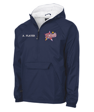 Load image into Gallery viewer, Rebels Lacrosse Youth Solid Flannel Lined Windbreaker