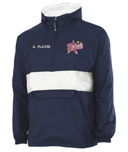Load image into Gallery viewer, Rebels Lacrosse Adult Flannel Lined Windbreaker