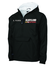Load image into Gallery viewer, Maryland National Lacrosse Adult Solid Flannel Lined Windbreaker