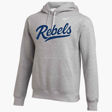 Load image into Gallery viewer, Rebels Lacrosse Nike Youth Club Fleece Hoodie
