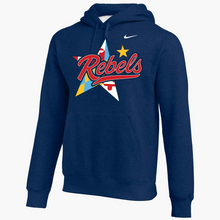 Load image into Gallery viewer, Rebels Lacrosse Nike Youth Club Fleece Hoodie
