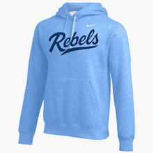 Load image into Gallery viewer, Rebels Lacrosse Nike Youth Club Fleece Hoodie