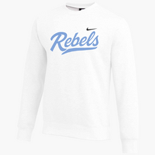 Load image into Gallery viewer, Rebels Lacrosse Adult Nike Club Fleece Crew