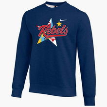 Load image into Gallery viewer, Rebels Lacrosse Adult Nike Club Fleece Crew