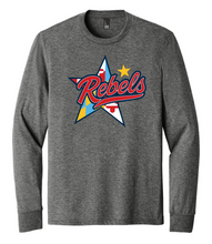 Load image into Gallery viewer, Rebels Lacrosse Youth Perfect Tri Long Sleeve Tee