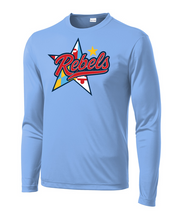 Load image into Gallery viewer, ***NEW*** Rebels Lacrosse Adult Long Sleeve Sport-Tek Performance Tee
