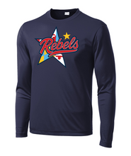 Load image into Gallery viewer, ***NEW*** Rebels Lacrosse Adult Long Sleeve Sport-Tek Performance Tee