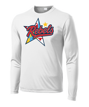 Load image into Gallery viewer, ***NEW*** Rebels Lacrosse Adult Long Sleeve Sport-Tek Performance Tee