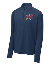 Load image into Gallery viewer, Rebels Lacrosse Adult Performance 1/4-Zip