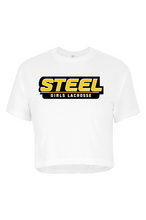 Load image into Gallery viewer, Steel Lacrosse Women's Ideal Crop T-Shirt