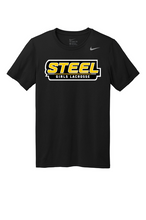 Load image into Gallery viewer, Steel Lacrosse Youth Nike Legend Short Sleeve Tee