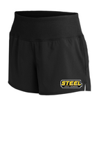Load image into Gallery viewer, ***NEW*** Steel Lacrosse Sport-Tek Women's Repeat Shorts