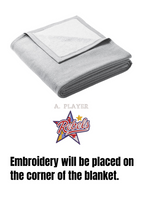 Load image into Gallery viewer, ***NEW*** Rebels Lacrosse Core Fleece Blanket