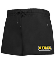 Load image into Gallery viewer, Steel Lacrosse Badger Women's Fleece Short