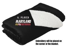 Load image into Gallery viewer, ***NEW*** Maryland National Lacrosse PA Mountain Lodge Blanket