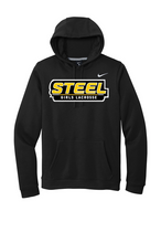 Load image into Gallery viewer, Steel Lacrosse Nike Adult Club Fleece Pullover Hoodie