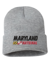 Load image into Gallery viewer, Maryland National Lacrosse Solid Cuffed Beanie